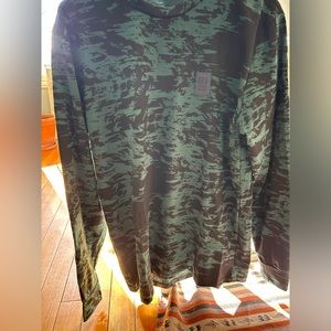 Topo designs LS wavy camo shirt